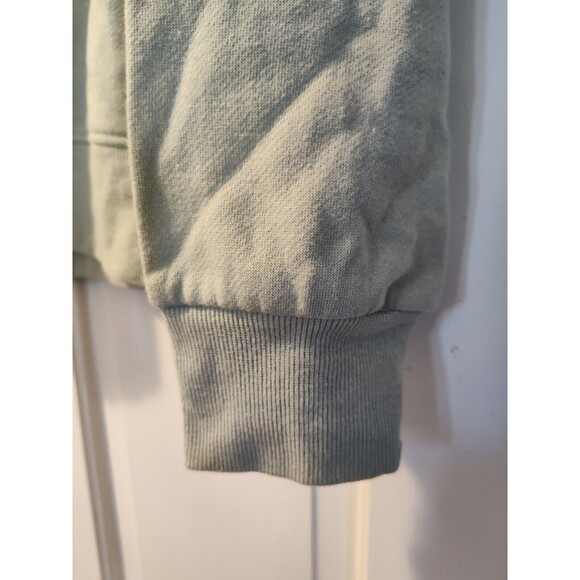 NWT MTV Music Television Hooded Holiday Sweater Aqua Medium Hoodie Sweater - Picture 4 of 16